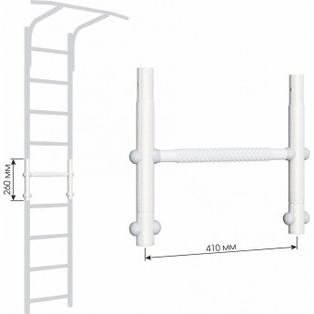 Вставка для увеличения высоты ROMANA Dop8, pastel, 410 мм
