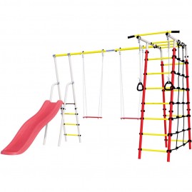 Детский спортивный комплекс для дачи ROMANA Богатырь Плюс - 2 Детский спортивный комплекс для дачи ROMANA Богатырь Плюс - 2