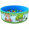 Детский сухой бассейн ROMANA «Зверята» 100 шариков DMF-MK-02.52.01