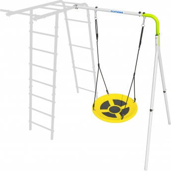 Дополнительный комплект к дачному комплексу ROMANA для высоты балки качелей 2050 мм салатовый/белый качели гнездо