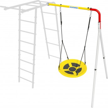 Дополнительный комплект к дачному комплексу ROMANAдля высоты балки качелей 2050 мм белый/красный/желтый качели гнездо Дополнительный комплект к дачному комплексу ROMANAдля высоты балки качелей 2050 мм белый/красный/желтый качели гнездо