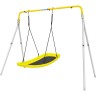 Каркас для качелей ROMANA с качелями лодка желтый/серый R.103.28.04+1.D-26.08 JELTYI/SERYI S KACHELYAMI LODKA
