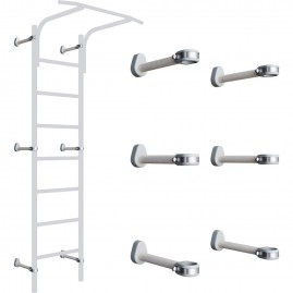 Кронштейны настенные ROMANA DOP11 комплект из 6 штук белый прованс/серый Кронштейны настенные ROMANA DOP11 комплект из 6 штук белый прованс/серый