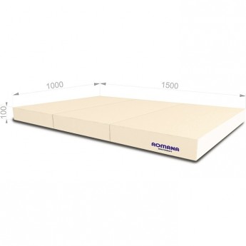Мягкий щит ROMANA 1000*1500*100 в 3 сложения бежевый Мягкий щит ROMANA 1000*1500*100 в 3 сложения бежевый