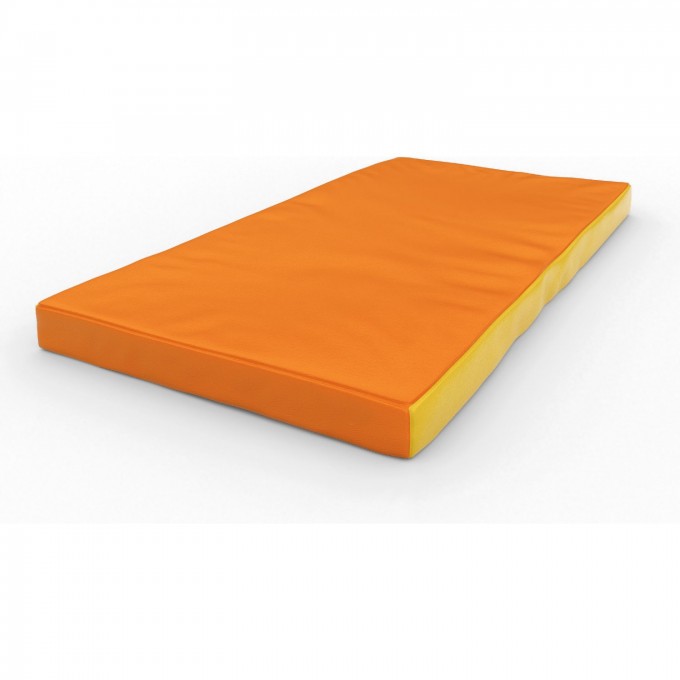 Мягкий щит ROMANA 1000*500*60, одинарный, оранжевый/желтый 5.000.06 MYAGKII SHCIT ORANJEVYI/JELTYI