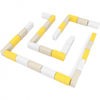 Мягкий спортивный модуль ROMANA «ЛАБИРИНТ» мини pastel