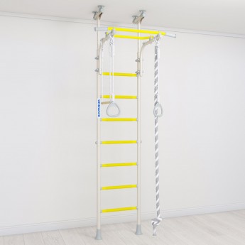 Шведская стенка ROMANA R5 KOMETA (белый прованс/желтый) Шведская стенка ROMANA R5 KOMETA (белый прованс/желтый)