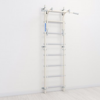 Шведская стенка с брусьями ROMANA S12, pastel Шведская стенка с брусьями ROMANA S12, pastel