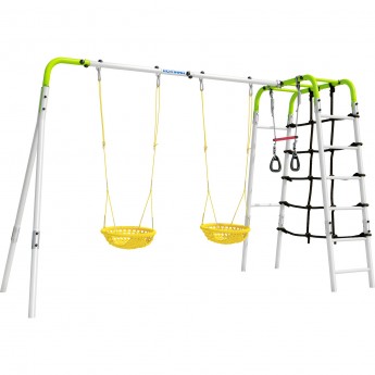 Спортивный комплекс ROMANA D2 (салатовый/белый) (с детскими качелями)