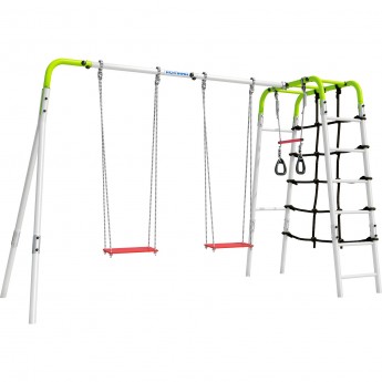 Спортивный комплекс ROMANA D2 (салатовый/белый) (с фанерными качелями)