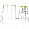Спортивный комплекс ROMANA D2 (салатовый/белый) (с фанерными качелями) R.103.32.04 + 1.D-26.00 + 1.D-26.00 SALATOVYI/BELYI S FANERNYMI KACHELYAMI