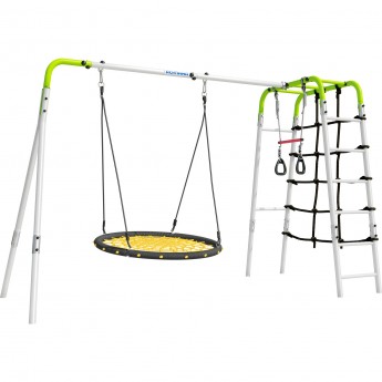 Спортивный комплекс ROMANA D2 (салатовый/белый) (с сеткой-гнездом)