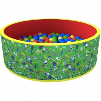 Сухой бассейн ROMANA «Веселая поляна» зеленый 100 шариков Сухой бассейн ROMANA «Веселая поляна» зеленый 100 шариков