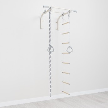 Турник настенный с навесным оборудованием ROMANA T1, белый прованс Турник настенный с навесным оборудованием ROMANA T1, белый прованс